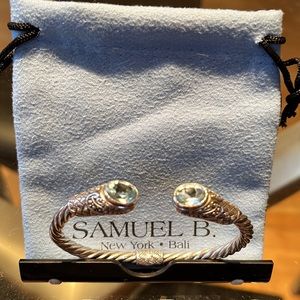 Samuel B. Sterling Silver cable bracelet/cuff